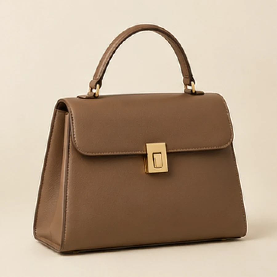 Sac Structuré Noisette - Sacs à main - Wany Bio